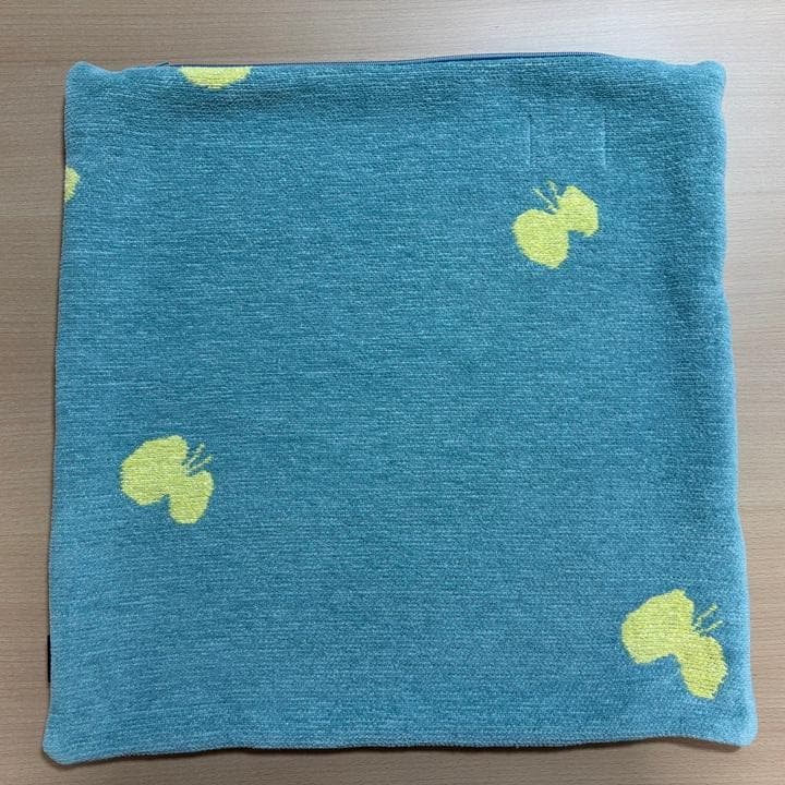 KLIPPAN+ミナペルホネン クッションカバー ブルーイエロー 45 × 45