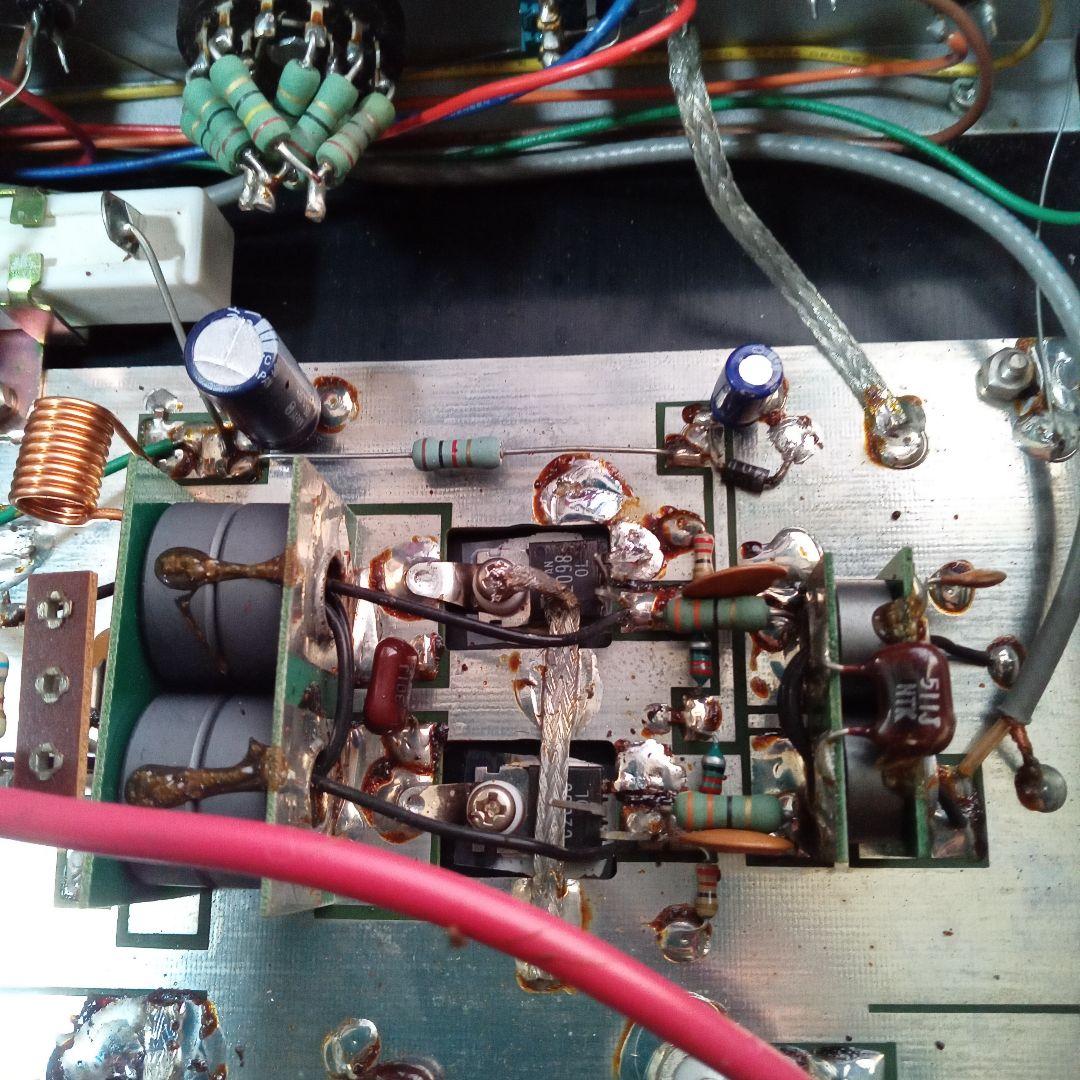 リニアアンプ カルメン P-289R 3.5〜29MHZ用 ジャンク扱い