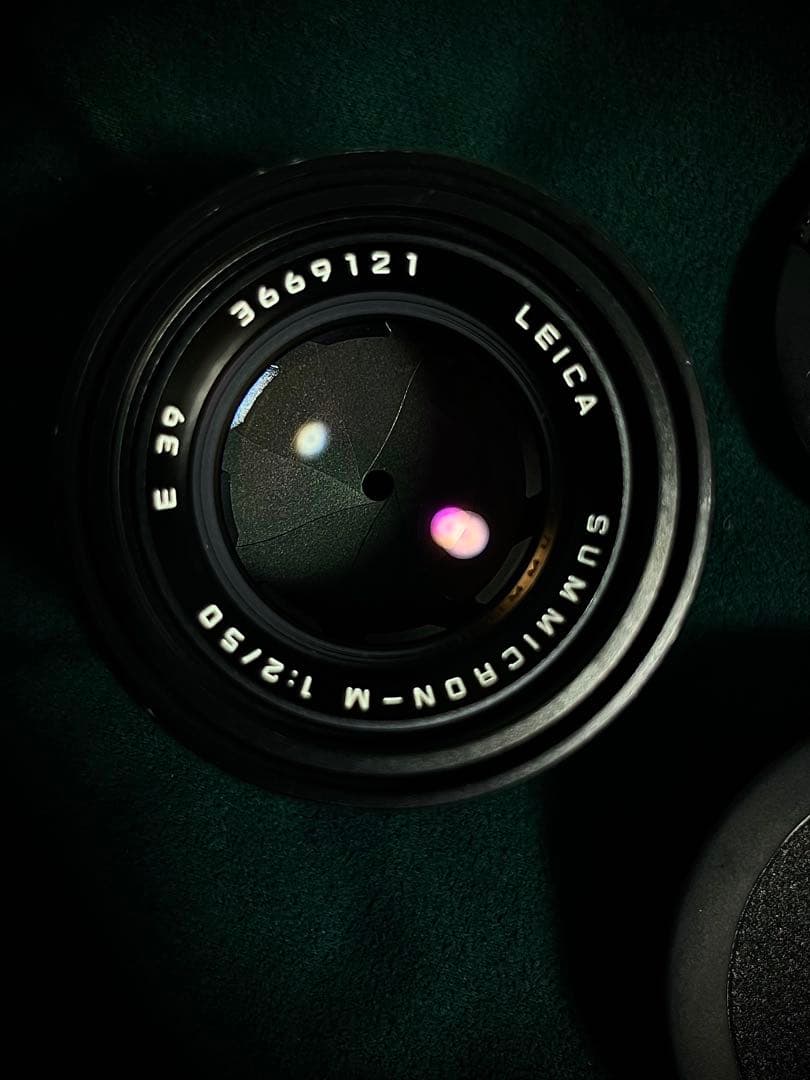 【美品】ライカ｜ズミクロン50mm F2（4th）フード組込《ブラッククローム》