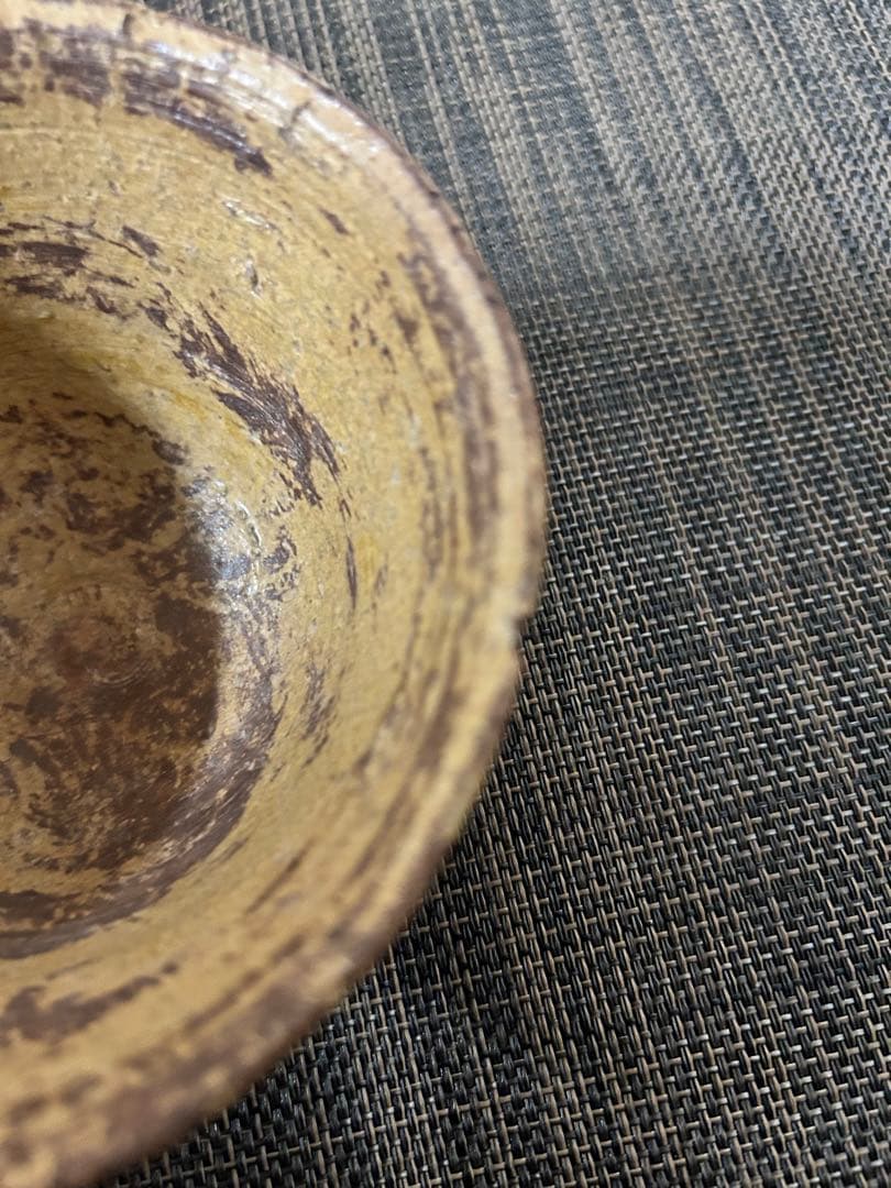 黄伊羅保茶碗　抹茶茶碗　茶道具