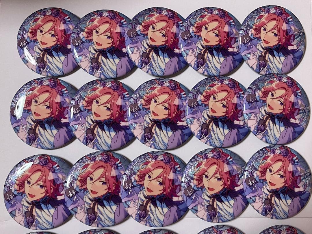 あんスタ 桜河こはく 招募缶バッジ 中国グッズ まとめ売り