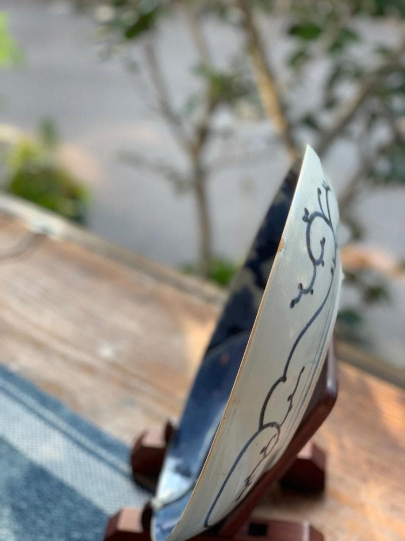 染付古伊万里 大皿