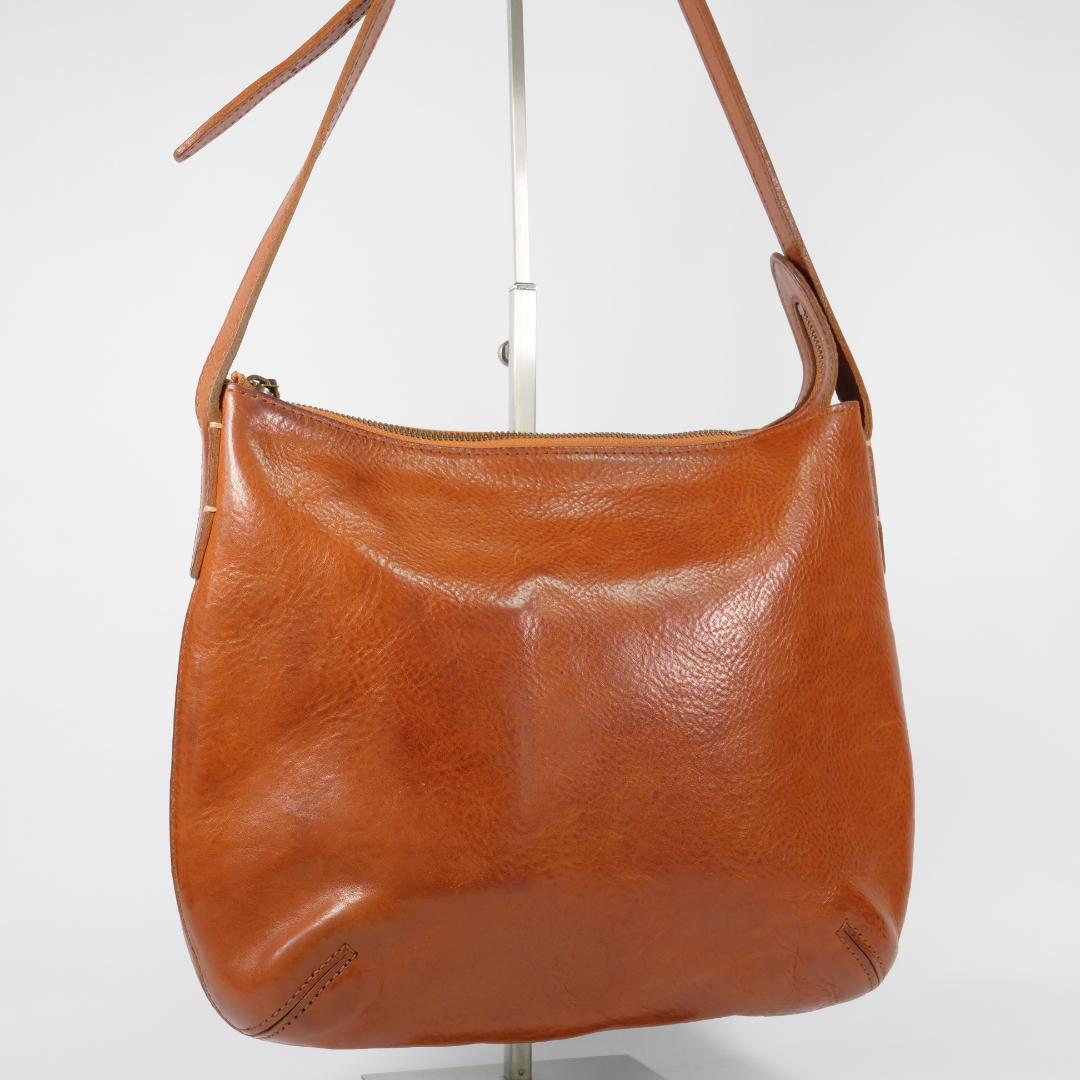 美品✨ゲンテン genten ショルダーバッグ トスカ レザー ブラウン