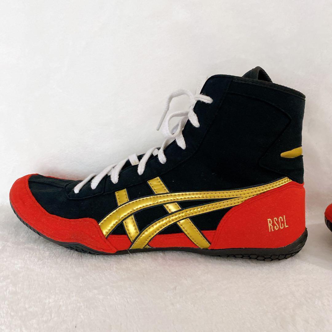 レア♡asicsレスリングシューズ　ボクシングシューズ　スニーカー　靴27㎝