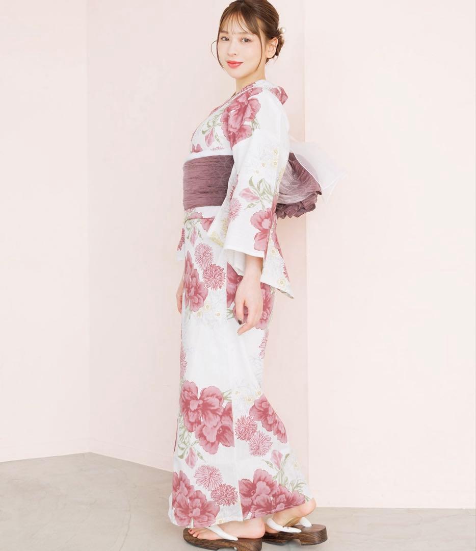 1人で着られる浴衣5点セット 和歌山染工日本染め 8/9〜8/22発送不可