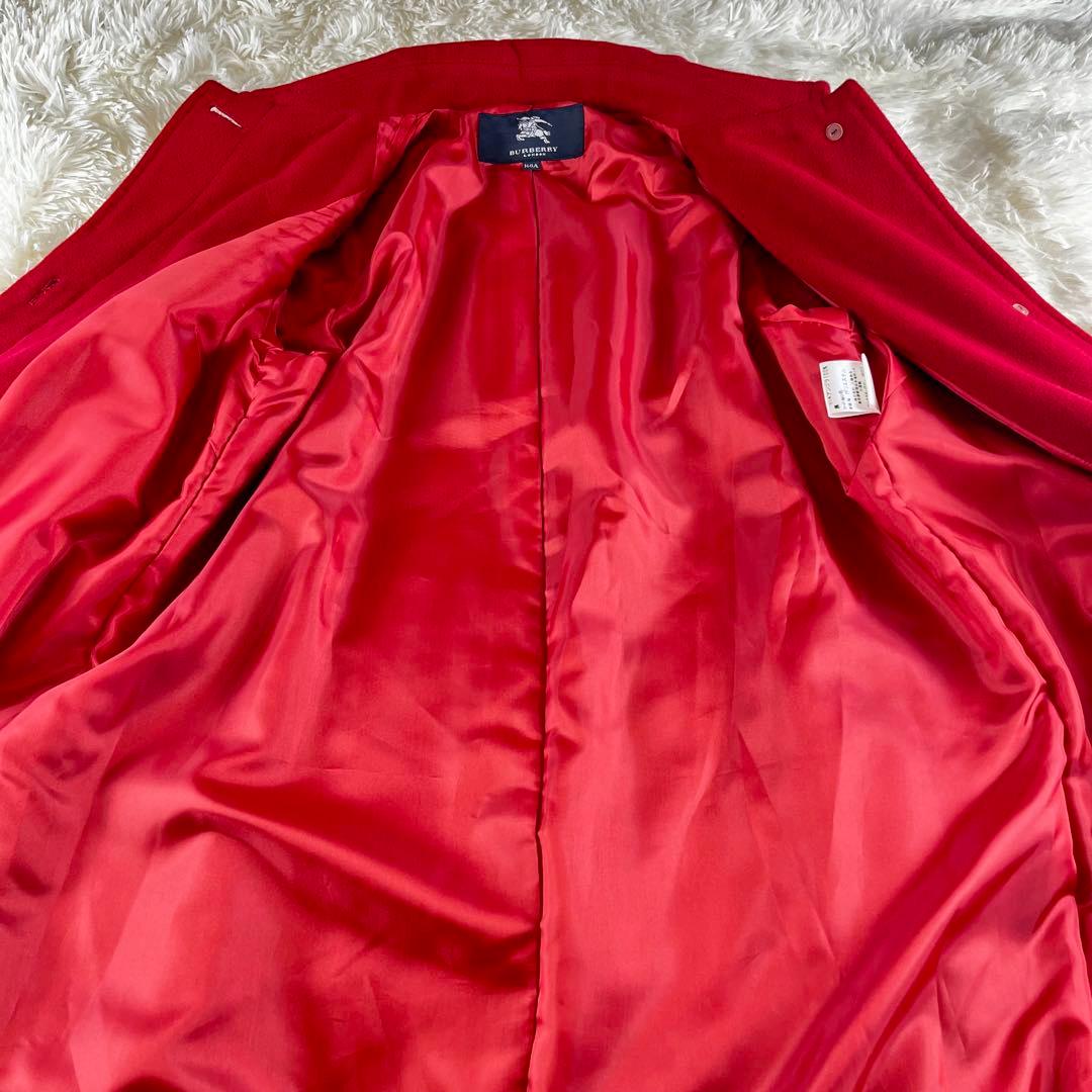 ✨美品✨L バーバリーロンドン アンゴラ ウール チェスターコート ノバチェック