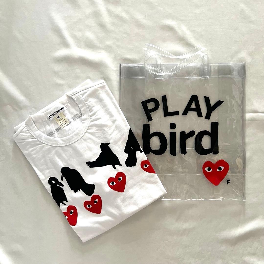 playcommedesgarcons parfums半袖Tシャツ&バッグセット