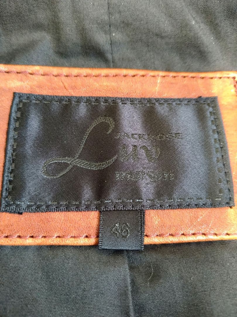 ジャックローズラブメゾン シングルライダースジャケット ホースハイド 馬革