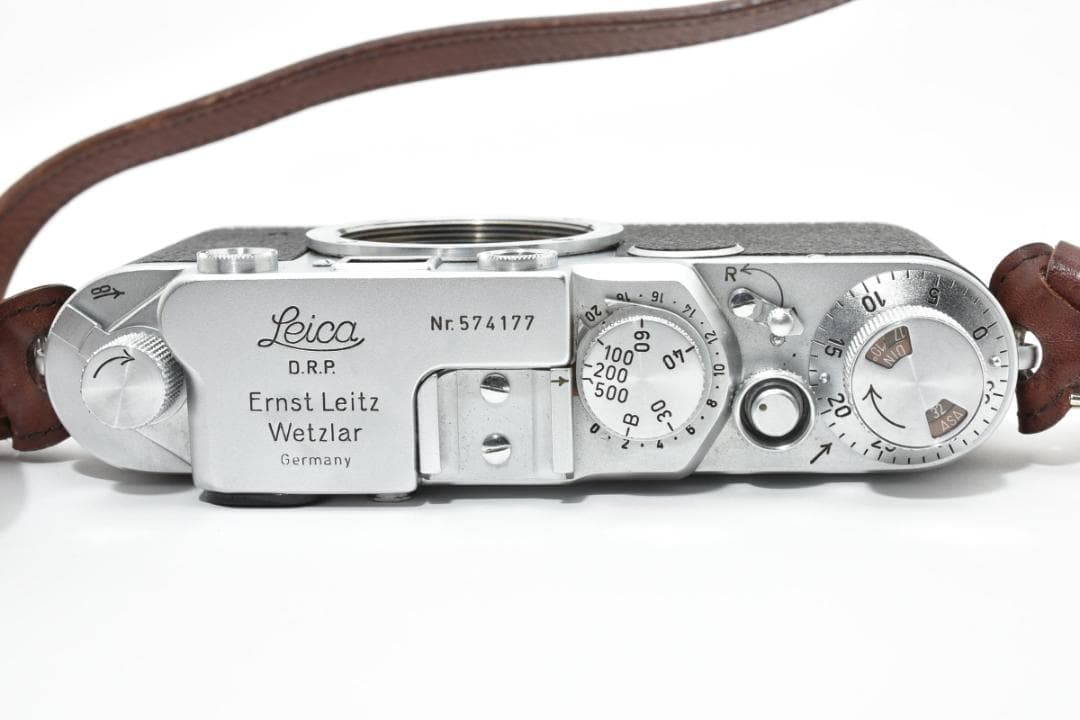 【美品/動作◎】Leica IIf バルナック ライカ A&A本革ストラップ付