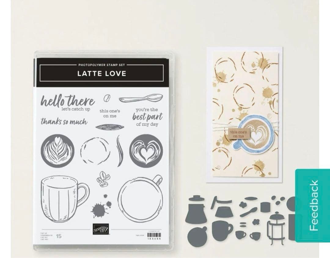 最後一点♡未使用　大人気のラテアートスタンプ＆ダイ　スタンピンアップ