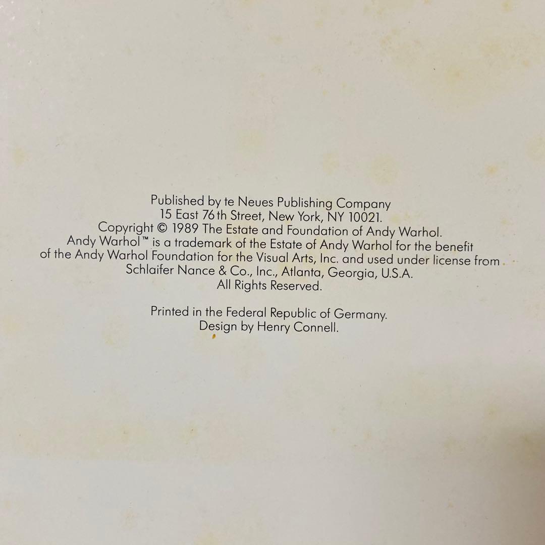 昭和レトロ ビンテージ アンディ・ウォーホル POP ART 画集 ポスター
