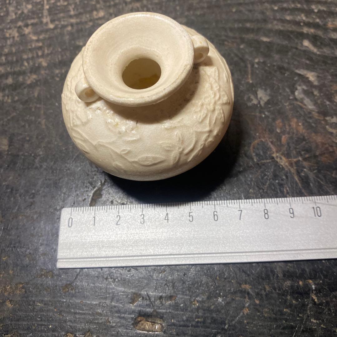 中国美術　古玩　白磁水滴