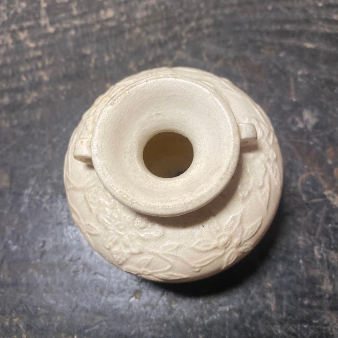 中国美術　古玩　白磁水滴