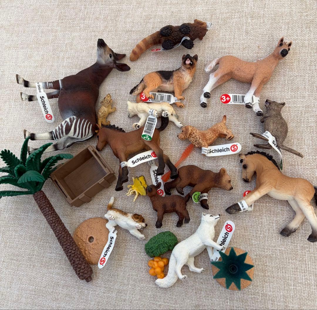 Schleich 動物フィギュア セット 14体