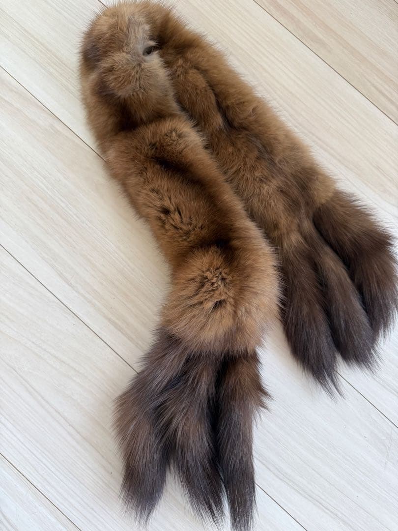 FOXEY BOUTIQUE ロシアンセーブル ファーマフラー　ちゃこら