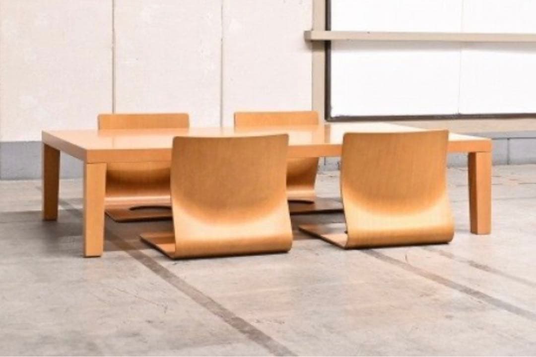 WISE WISE 座卓 座椅子 5点セット