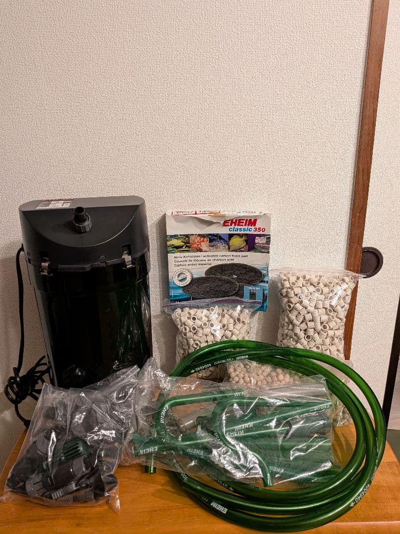EHEIM Classic 2215 フィルター　ろ材、パイプパーツ等フルセット