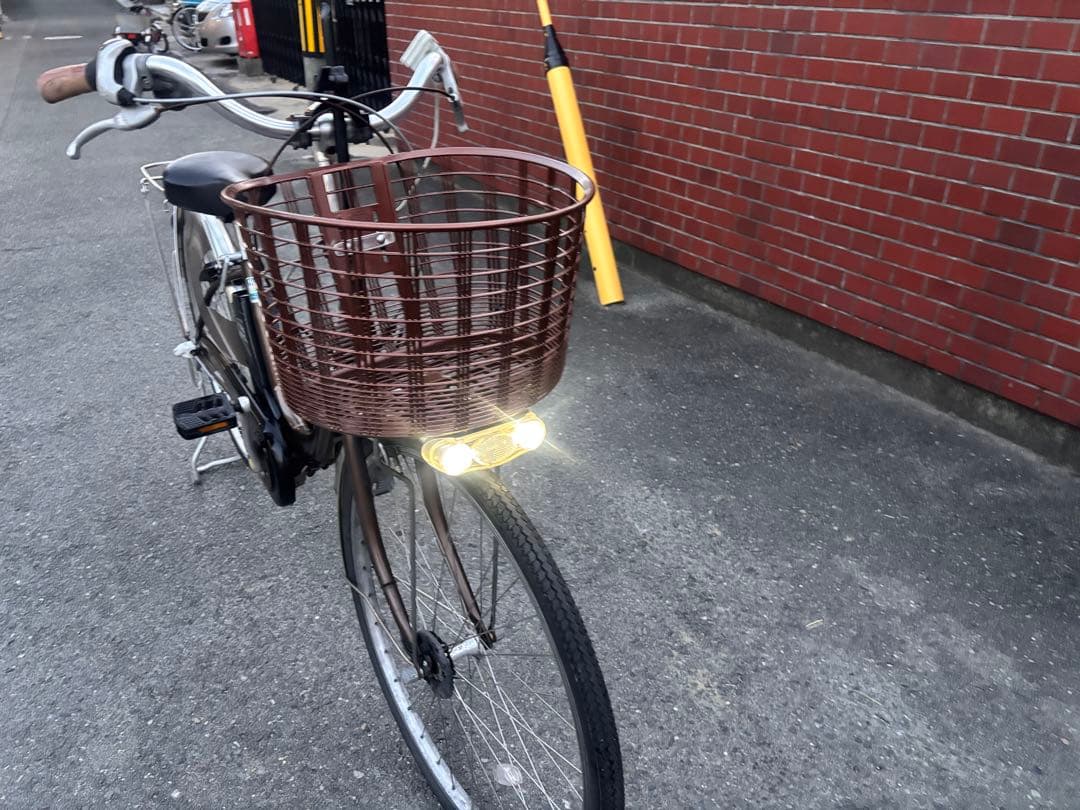 Panasonic クルーム 電動アシスト自転車 ブラウン