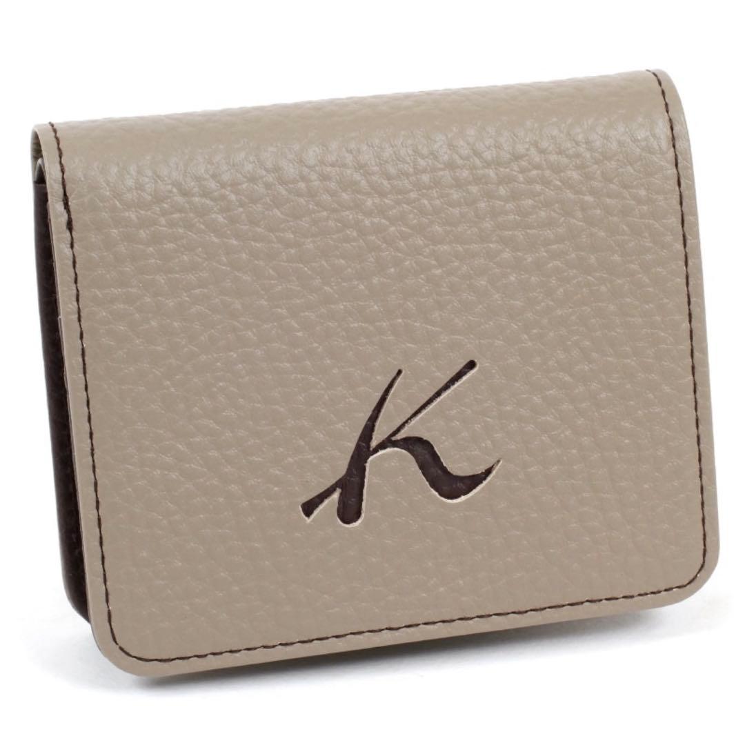 キタムラ　二つ折り財布　サンドベージュ