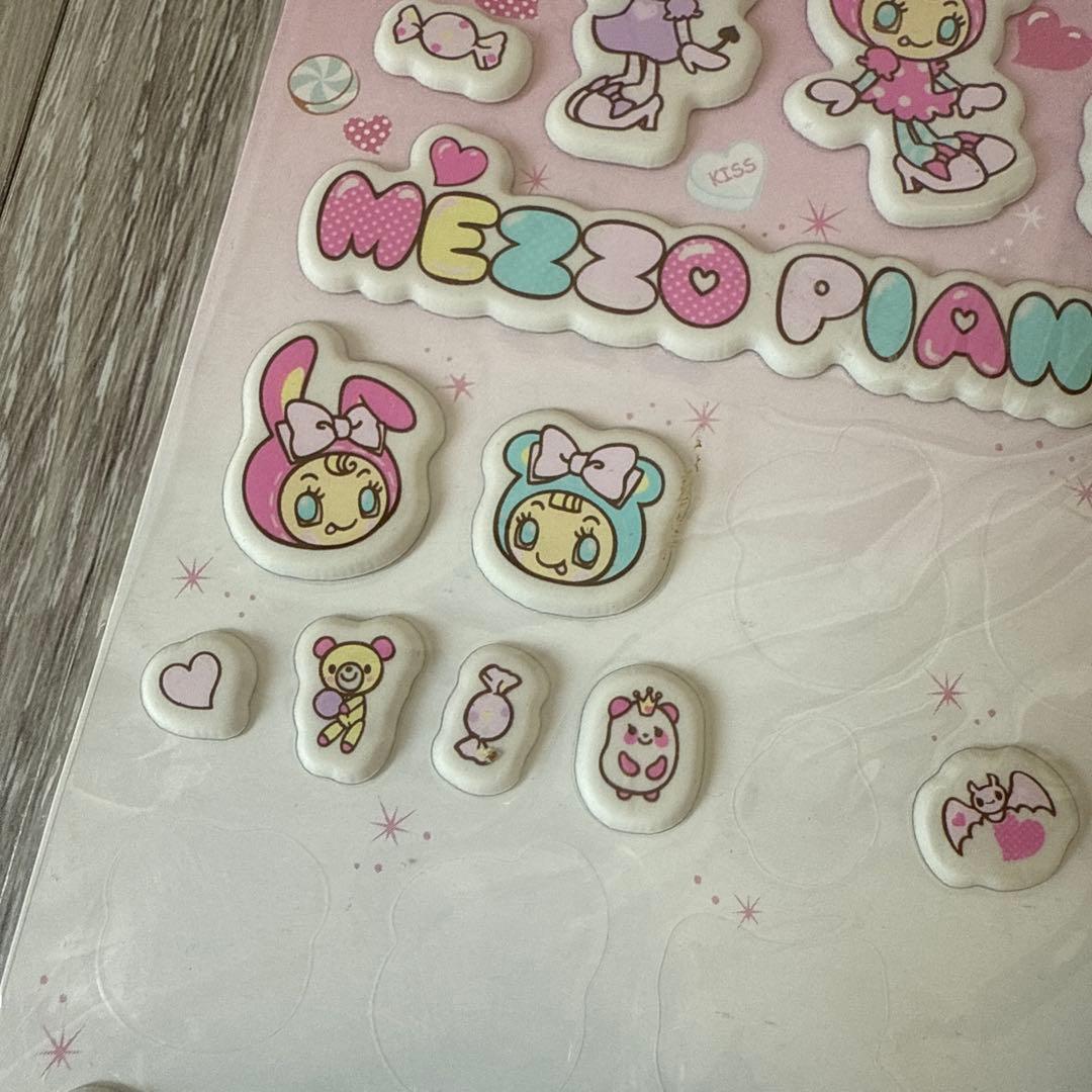 メゾピアノ ぷっくりシール 当時品