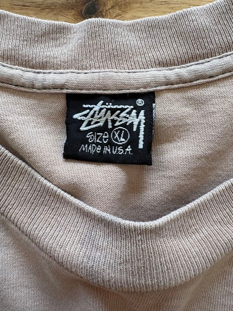90s Stussy 黒タグ シャドーマン Tシャツ　USA製