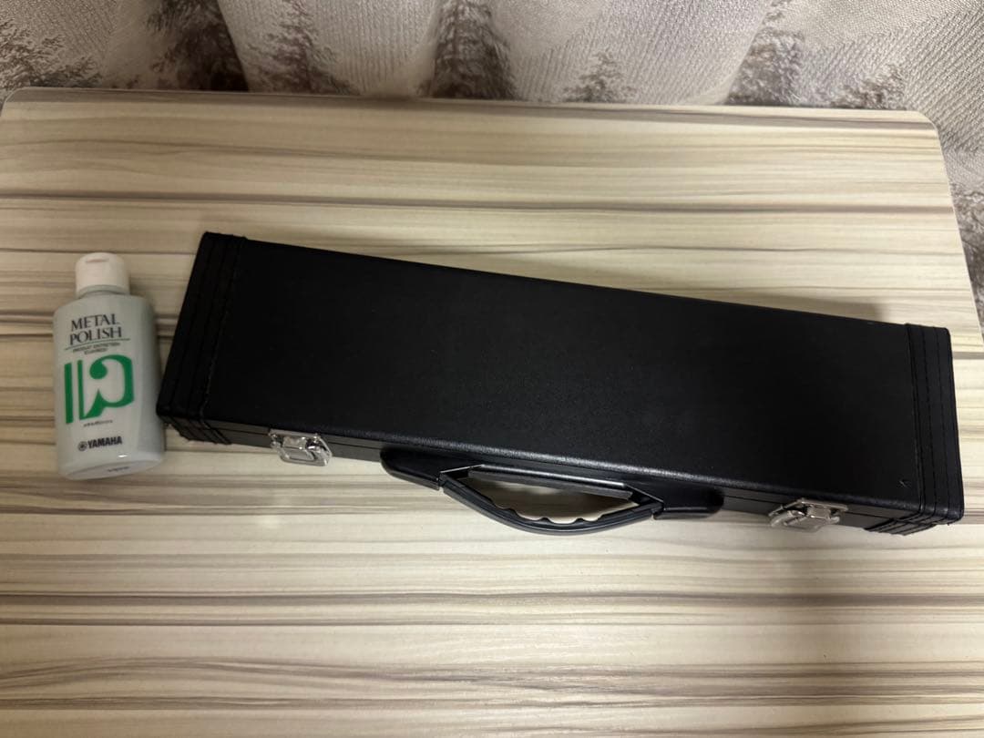 モ*読様 初心者向け ニッケルメッキ フルート C足部管 メタルポリッシュ付き