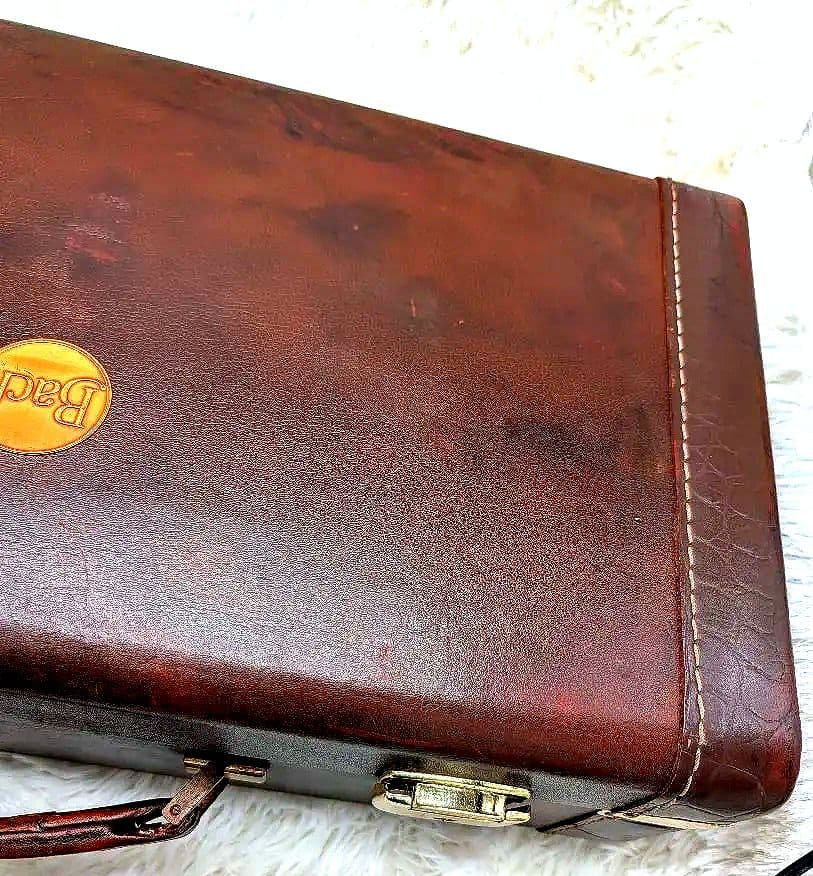 値下げ●Bach バッグ 希少◆B♭トランペットシングルケース ブラウン