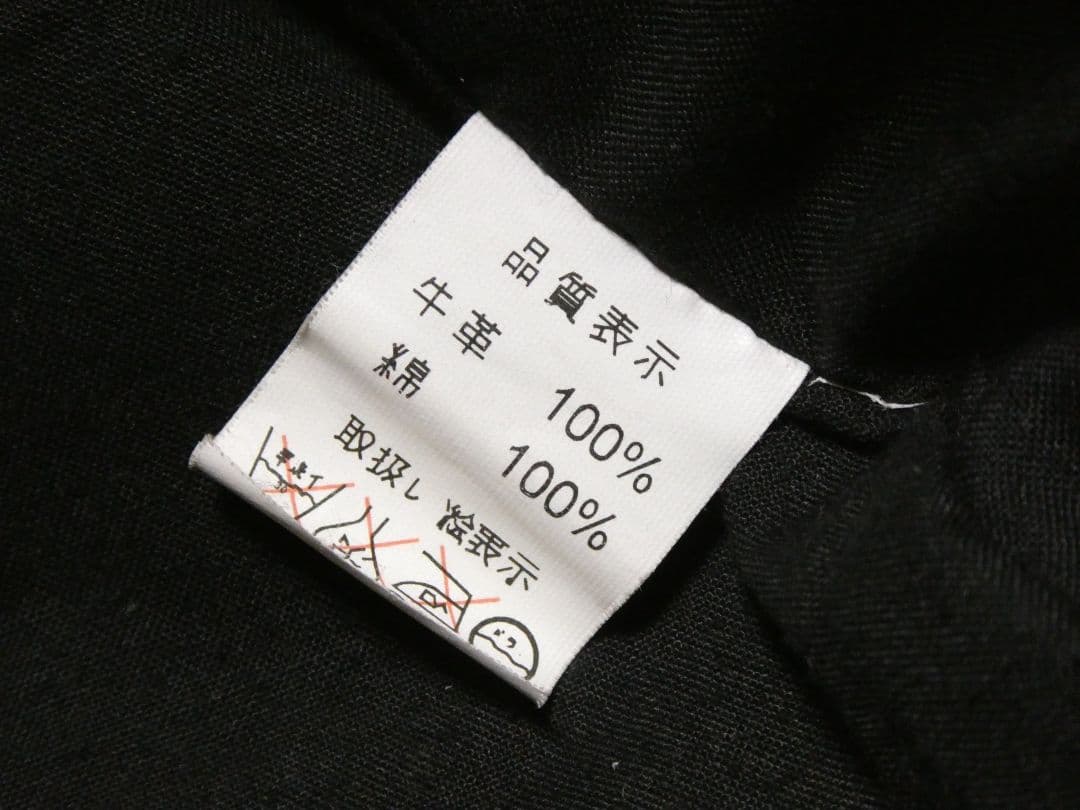 ヴィンテージ！USED加工！ライナー付き完品！短丈シングルレザーライダース38