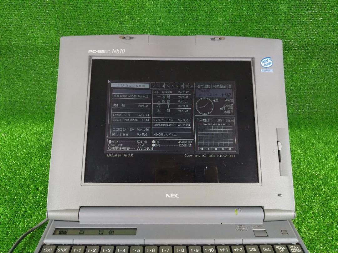 PC-9821 Nb10／Win95＋EO＋DOS／液晶張替／FDD／AC付