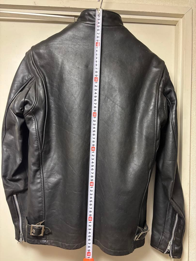 Schott ブラック レザージャケット 36