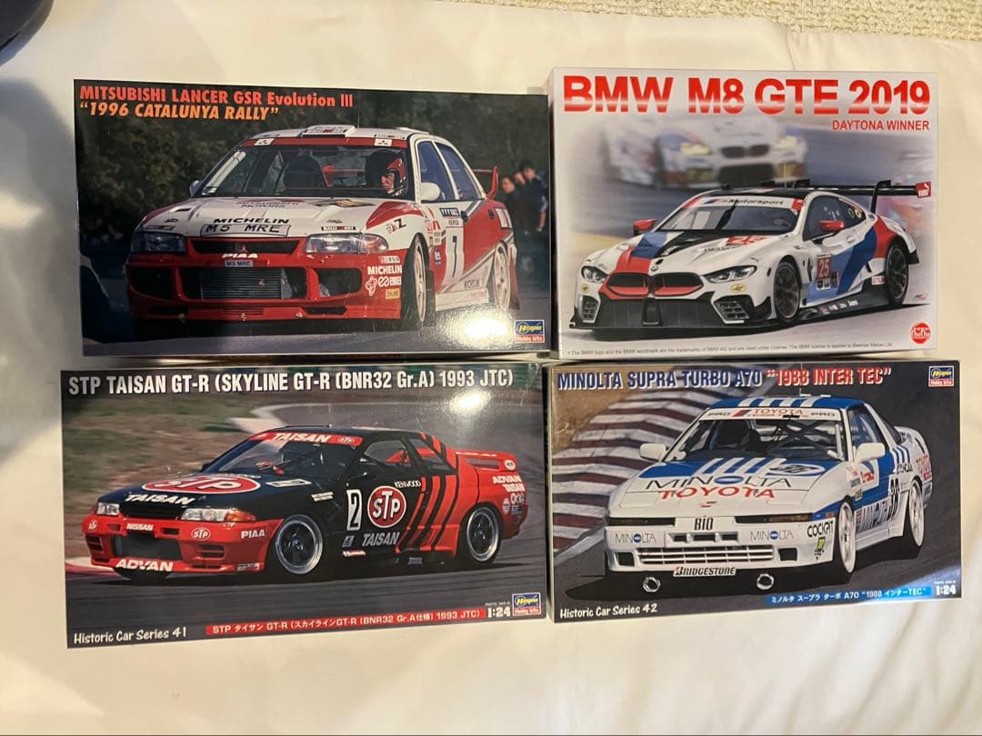 【お買い得】プラモデルレーシングカー4体まとめ売りセット売り