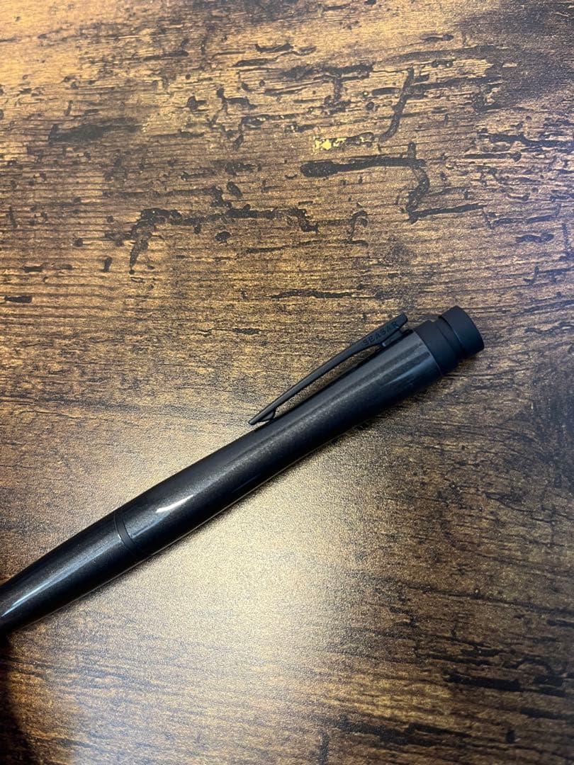 SEASAR Aero 剛性感MAXシャーペン　ガンメタル　試し書きのみ　筆記具