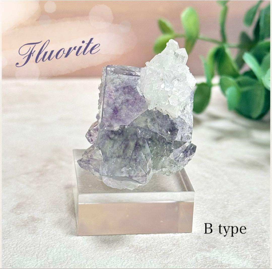 ◆【D021】フローライト 浙江省産 Bタイプ 原石 鉱物 標本