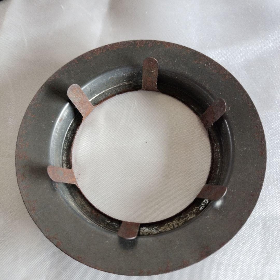 北一硝子　オイルランプ　パープルグラデーション　ひまわり