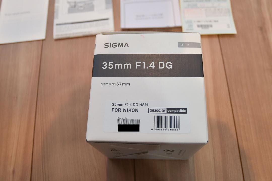 SIGMA　35mm　F1.4　DG　HSM　FOR　NIKON