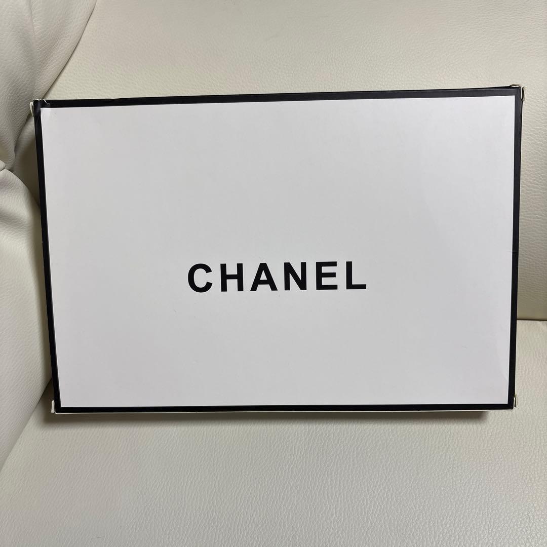 CHANEL ブラック ハンドミラー スクエア