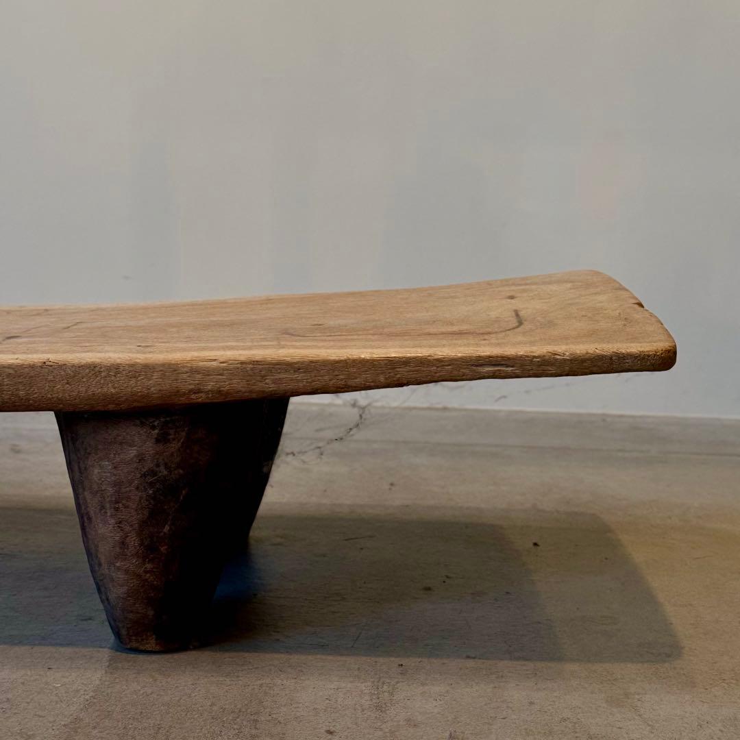 【超希少】セヌフォ族 デイベッド 木彫ベンチ 西アフリカ民藝 180cm