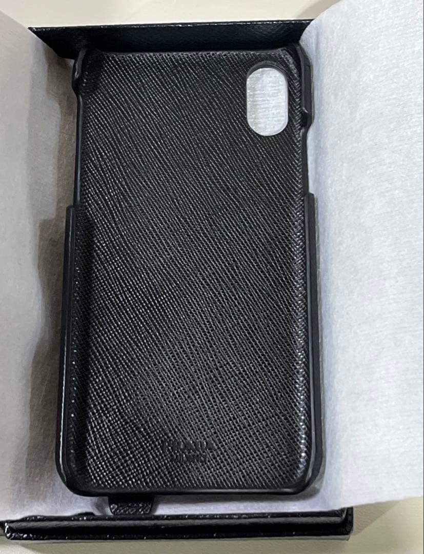 【新品】プラダiPhoneケース★バンカーリング★スマホケースPRADAブラック