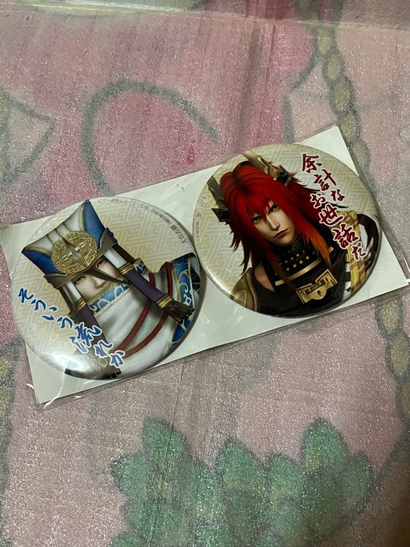 戦国無双　石田三成　大谷吉継　缶バッジ　セット　新品　未開封品