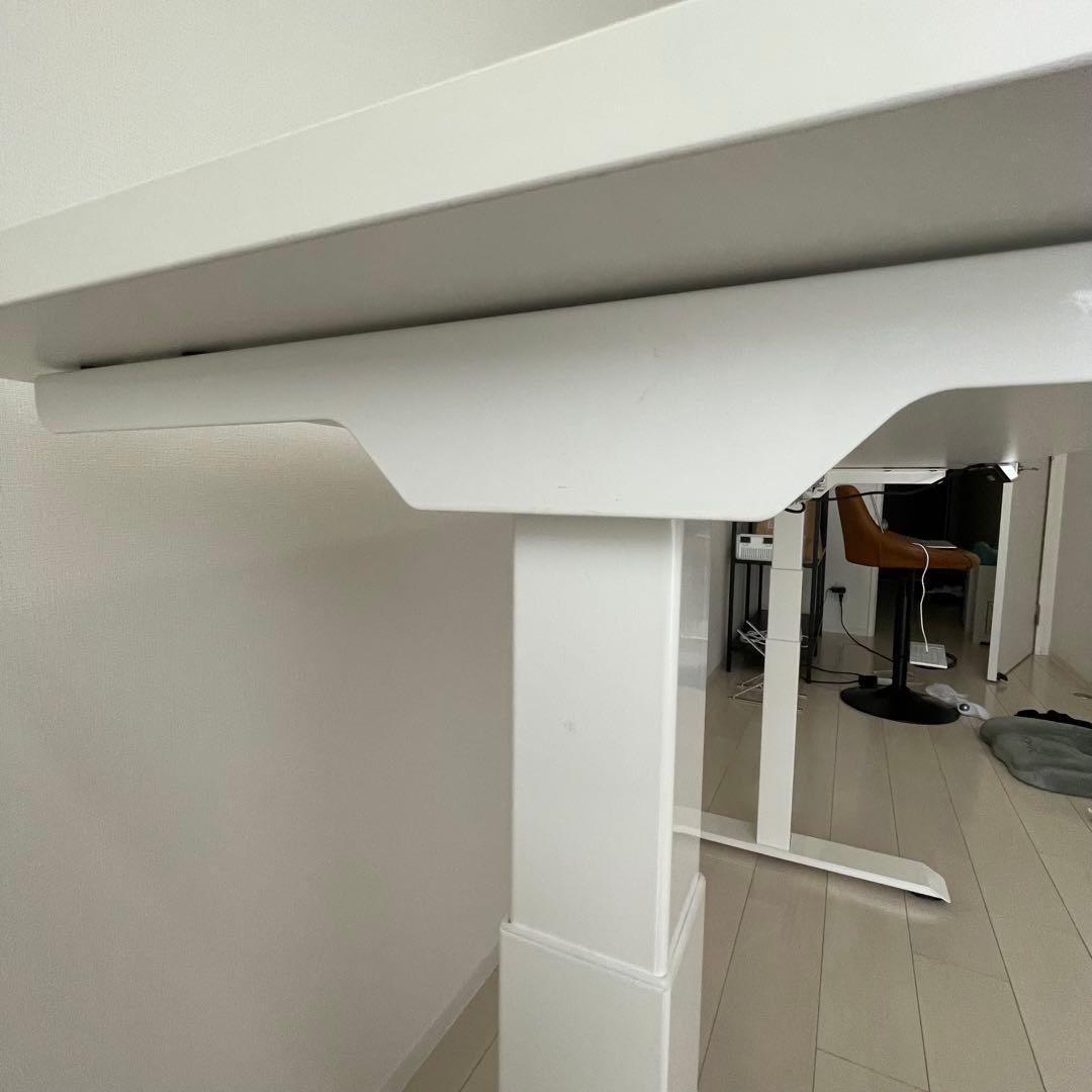 FlexiSpot E7 電動式昇降式デスク 140cm 天板付き ホワイト