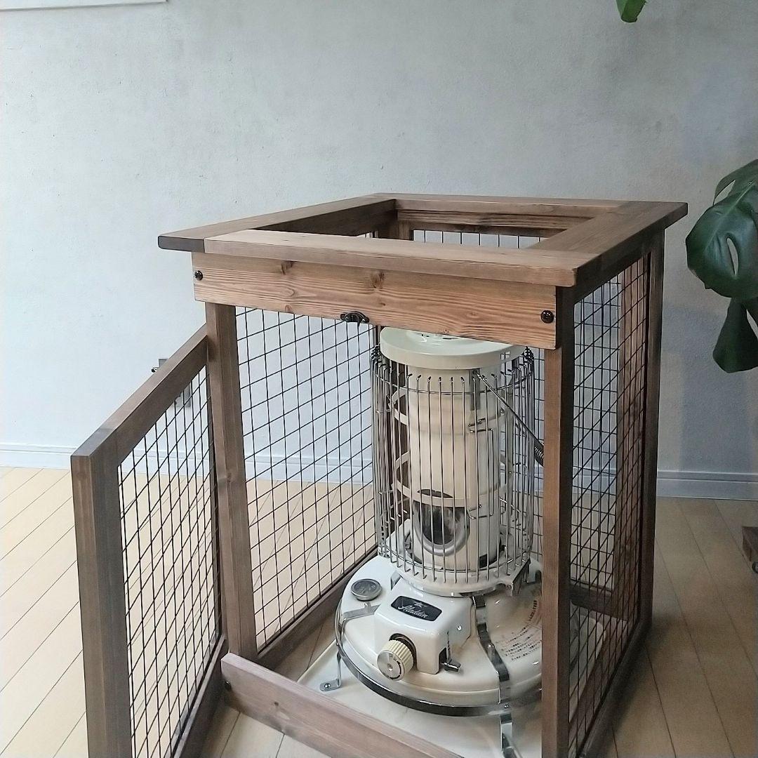 コロナ&トヨトミ石油ストーブ用／ウッド&アイアンストーブガード