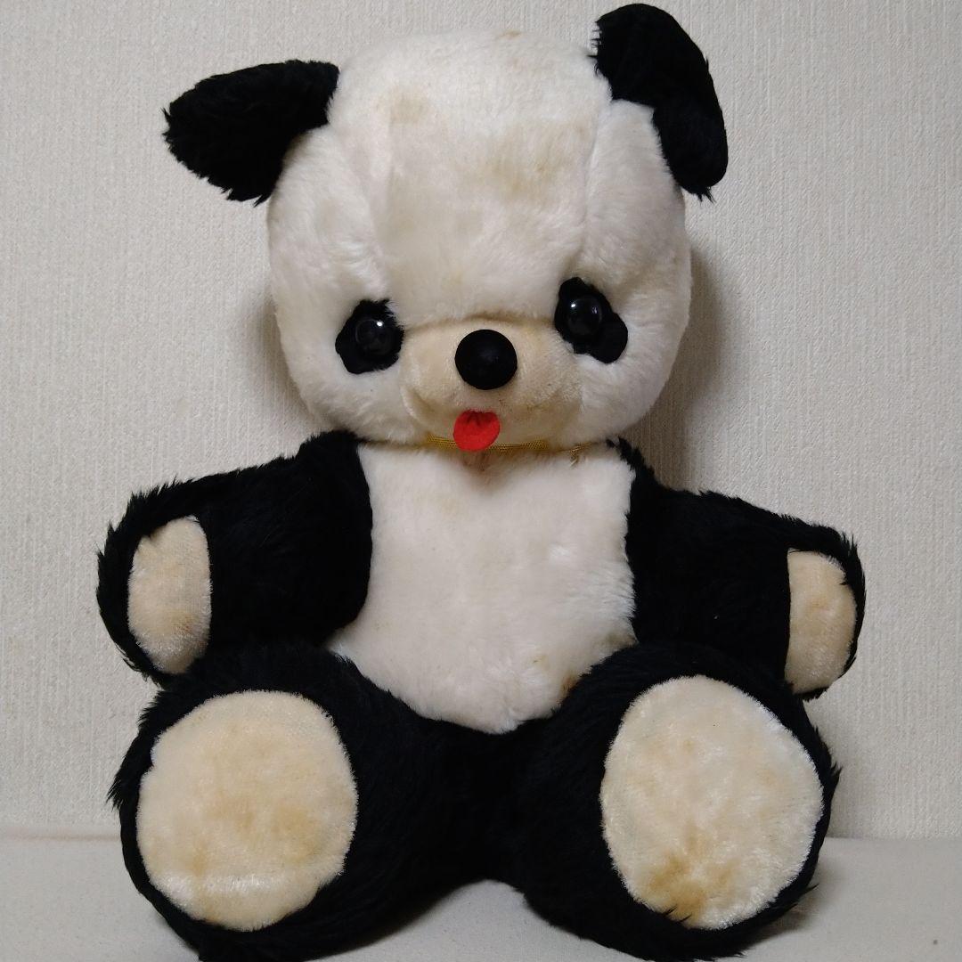 ▲昭和レトロ 大きなパンダのぬいぐるみ　ビンテージ
