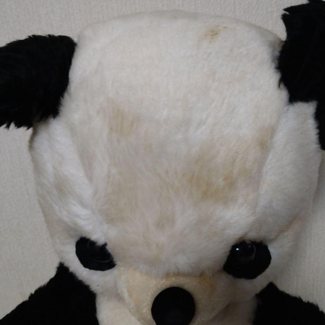 ▲昭和レトロ 大きなパンダのぬいぐるみ　ビンテージ