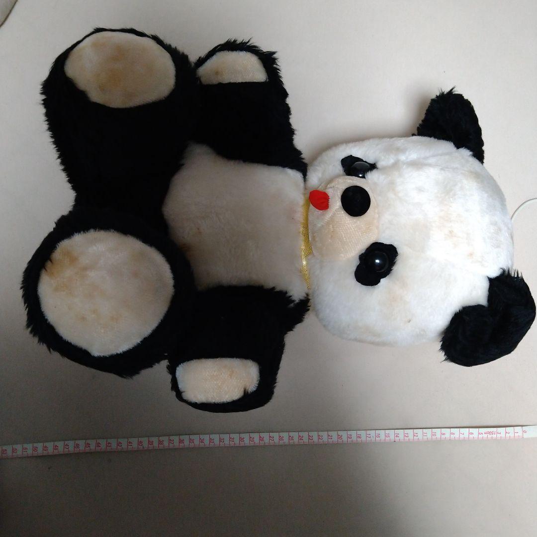 ▲昭和レトロ 大きなパンダのぬいぐるみ　ビンテージ