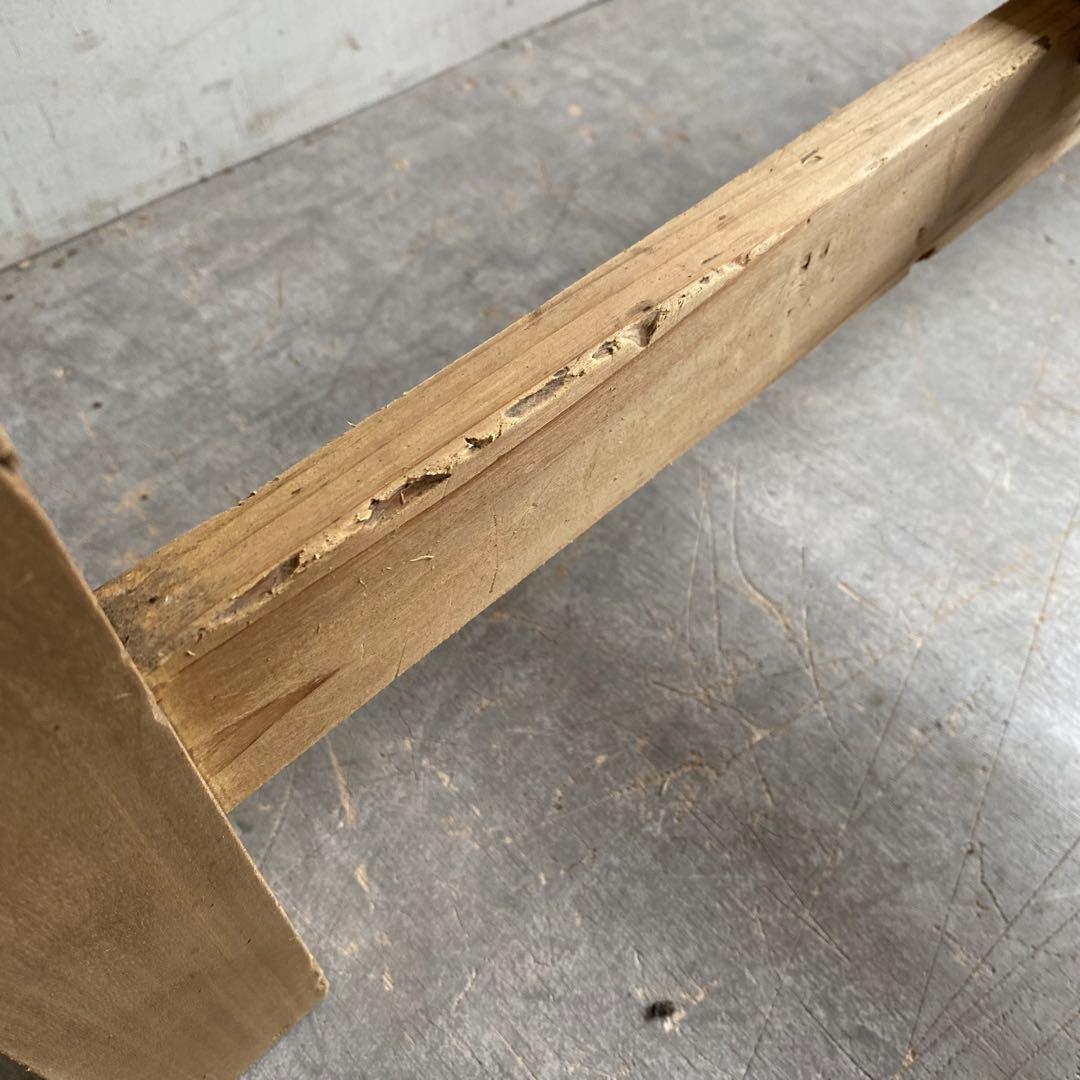 アンティーク 机 テーブル デスク 無垢材 無塗装 z414