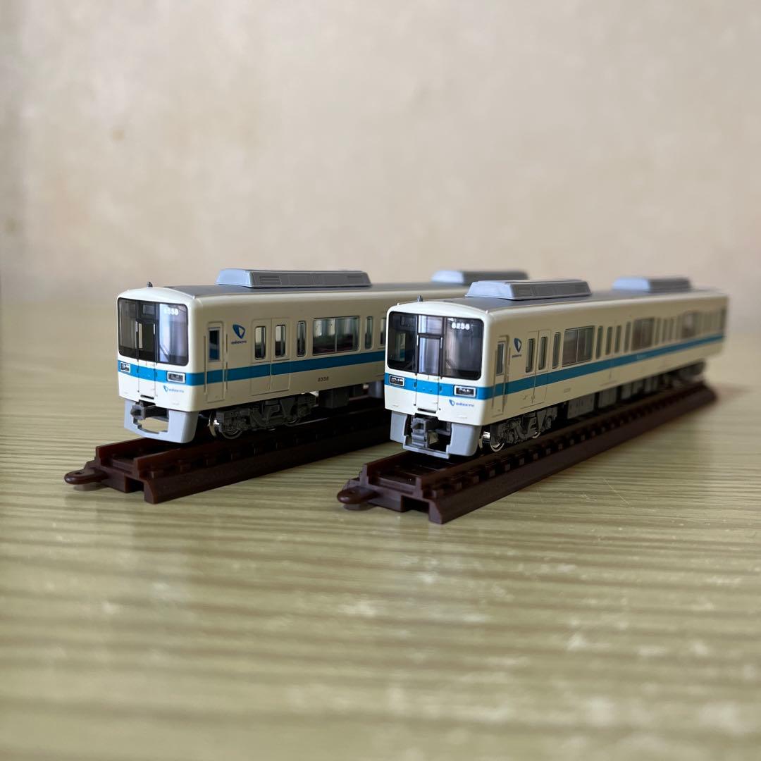 Nゲージ　小田急8000形(更新車　白ライト)6両編成(動力付き)4両編成