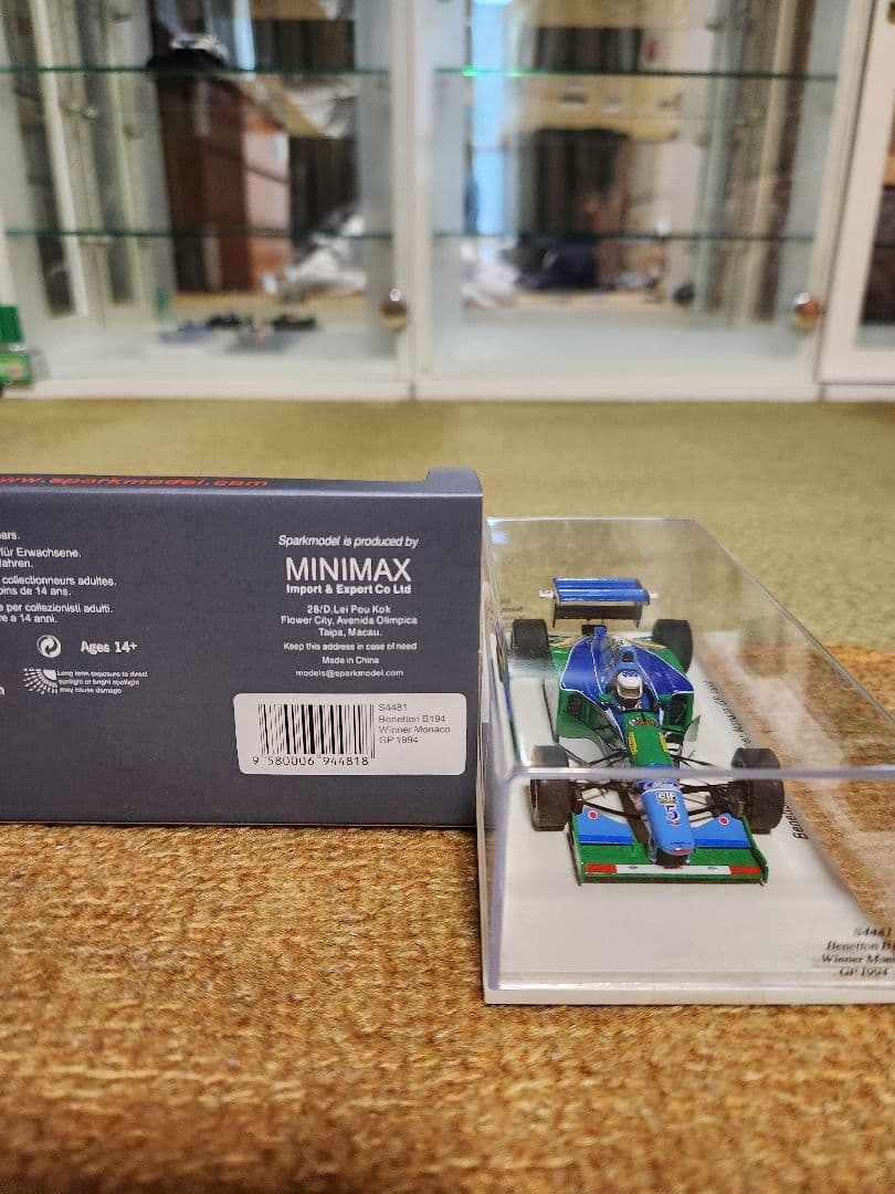 ミニカー 1/43 Spark Benetton B194 Monaco GP 1994