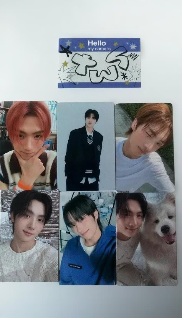 TWSヨンジェ厳選トレカ6枚（写真が全てで、上部のTWSロゴのものも含む）