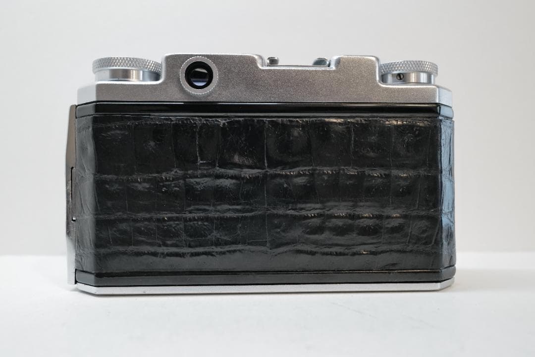 整備済 コニカ Konica II ワニ本革張替済 レンジファインダーカメラ