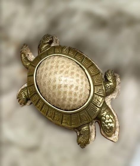 サルヴァトーレフェラガモ　ラビットファー　チェーンバッグ　うさぎとかめ